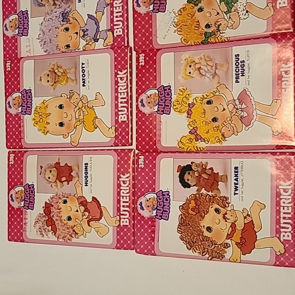 Hugga Bunch Butterick Sewing Pattern Vintage 1984 Hug-a-bye Huggins Uncut - Picture 2 of 16